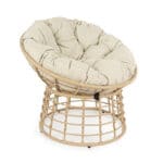 Křeslo Molly přírodní