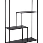 Knihovna regular černá 85 x 129 cm