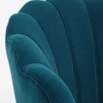 Křeslo giliola samet modré