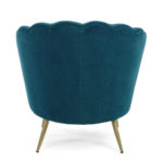 Křeslo giliola samet modré