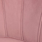 Křeslo giliola samet růžové