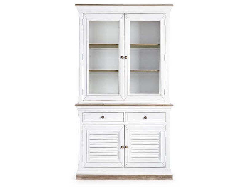 Příborník lincoln bílý 110 x 195 cm