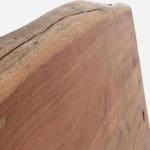 Dřevěná dvoulůžková postel aron 160 x 190 cm přírodní