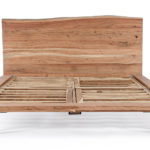 Dřevěná dvoulůžková postel aron 160 x 190 cm přírodní