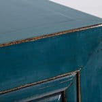 Příborník jinan 4 dveřový modrý 133 x 82 cm