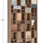 Knihovna dhaval 115 x 200 cm
