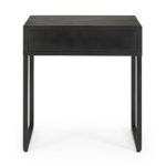 Noční stolek dorset černý 50 x 55 cm