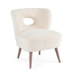 Křeslo cortina bílé