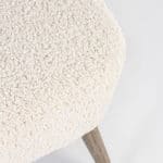 Křeslo cortina bílé