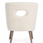 Křeslo cortina bílé