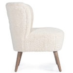 Křeslo cortina bílé