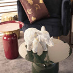 Křeslo tenbury samet modré