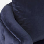 Křeslo tenbury samet modré
