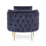 Křeslo tenbury samet modré