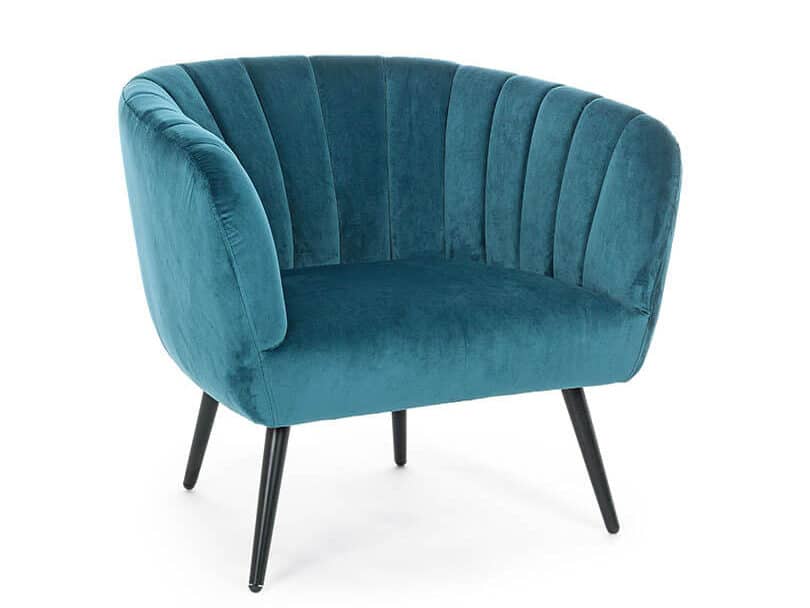 Křeslo avril modré