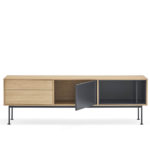 TV stolek okoy 180 x 59 cm antracit