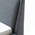 Čalouněná postel deria s úložným prostorem 160 x 200 cm modrá