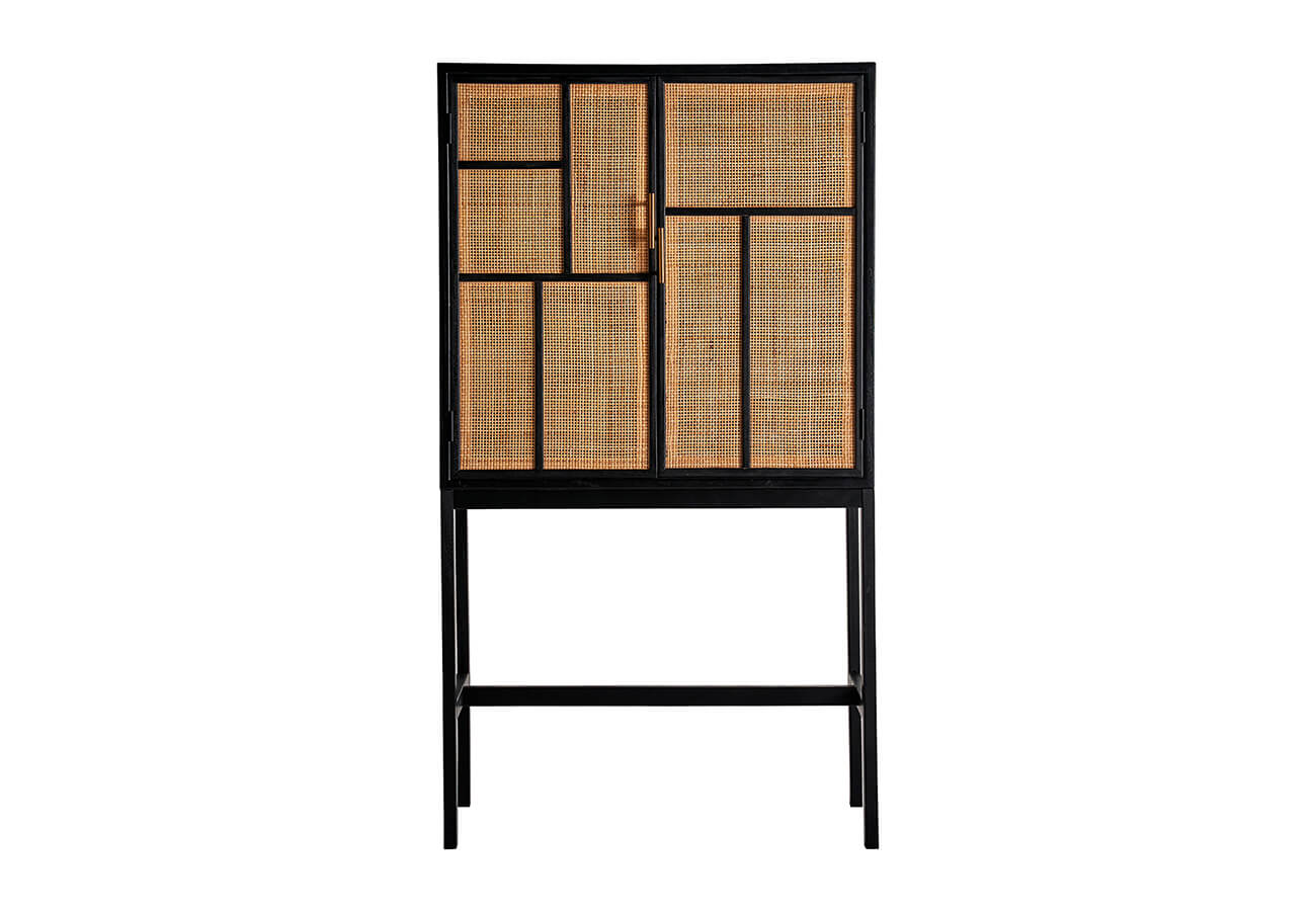 Skříň lieben 80 x 144 cm černá