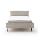 Dvoulůžková postel anika s úložným prostorem 140 x 200 cm béžová