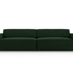 Třímístná pohovka judy 204 cm samet tmavě zelená