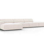 Rohová pohovka judy levá 341 cm světle béžová