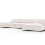 Rohová pohovka judy pravá 341 cm světle béžová