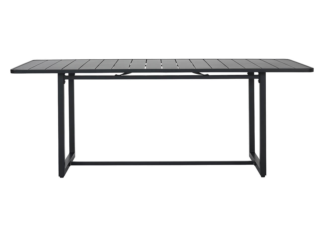 Zahradní stůl hallo 200 x 90 cm černý