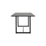 Zahradní stůl hallo 200 x 90 cm černý