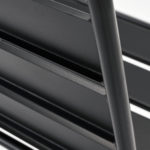 Zahradní židle hallo černá