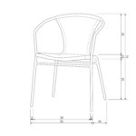 Židle eston černá