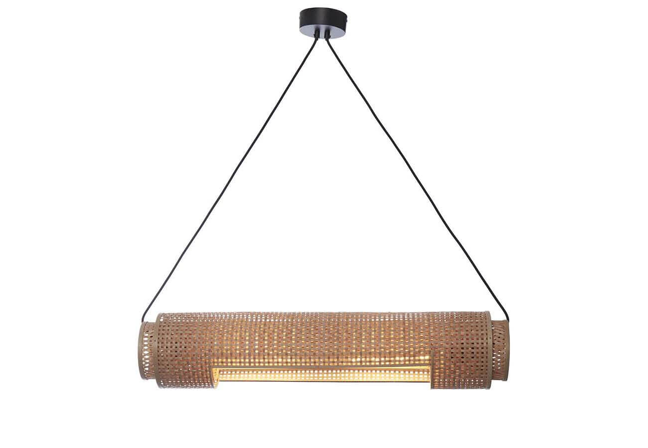 Stropní visící lampa bhutan 85 cm přírodní