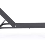 Zahradní lehátko loryta černé