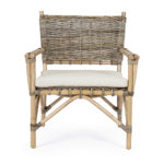 Zahradní křeslo ratifa přírodní