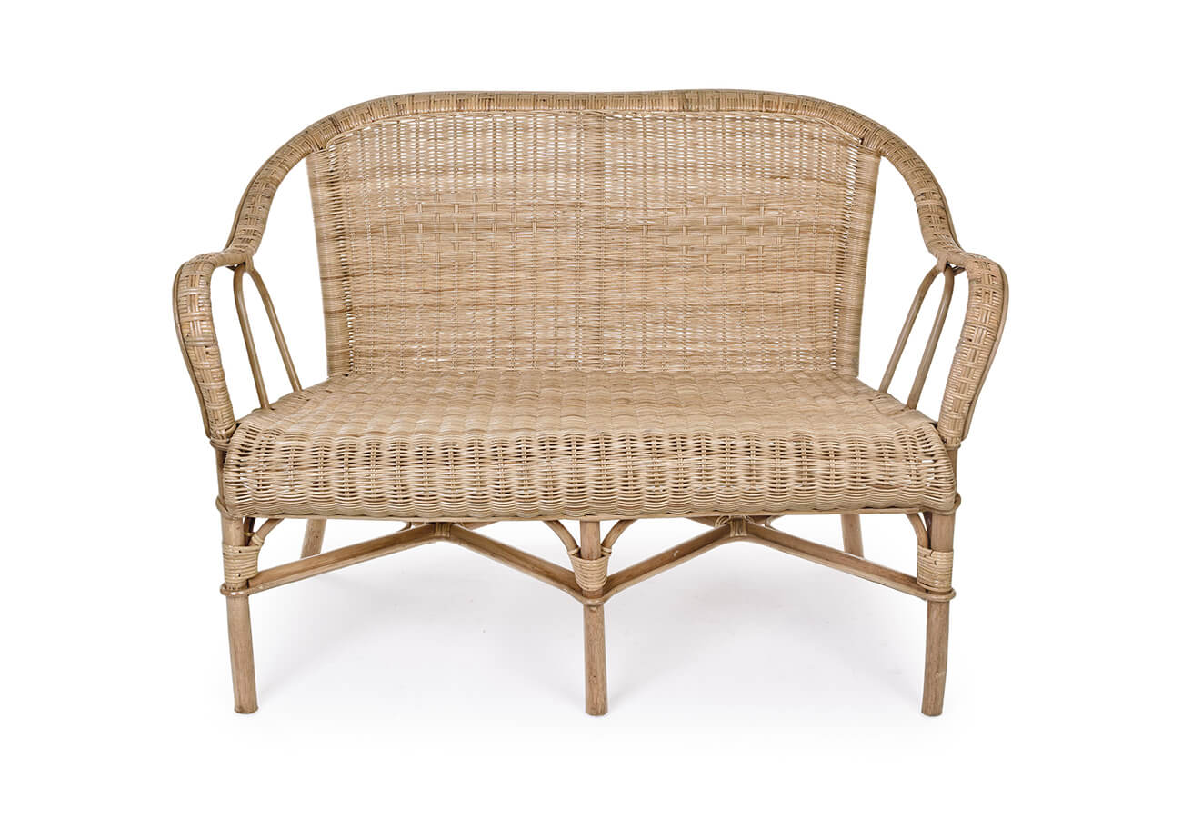 Zahradní dvoumístná pohovka senso 109 cm přírodní