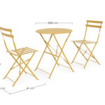 Zahradní set santto žlutý