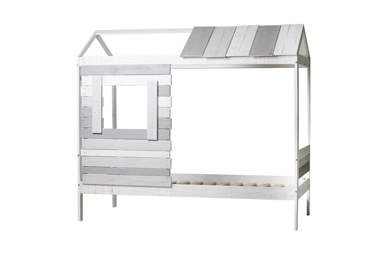 Dětská postel sia 90 x 200 cm světle šedá