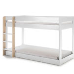 Dětská patrová postel gelano 90 x 190 cm bílá