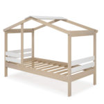 Dětská postel elana 90 x 190 cm přírodní/bílá