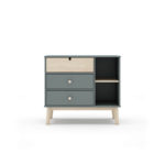 Komoda niafana 90 x 81 cm zelená