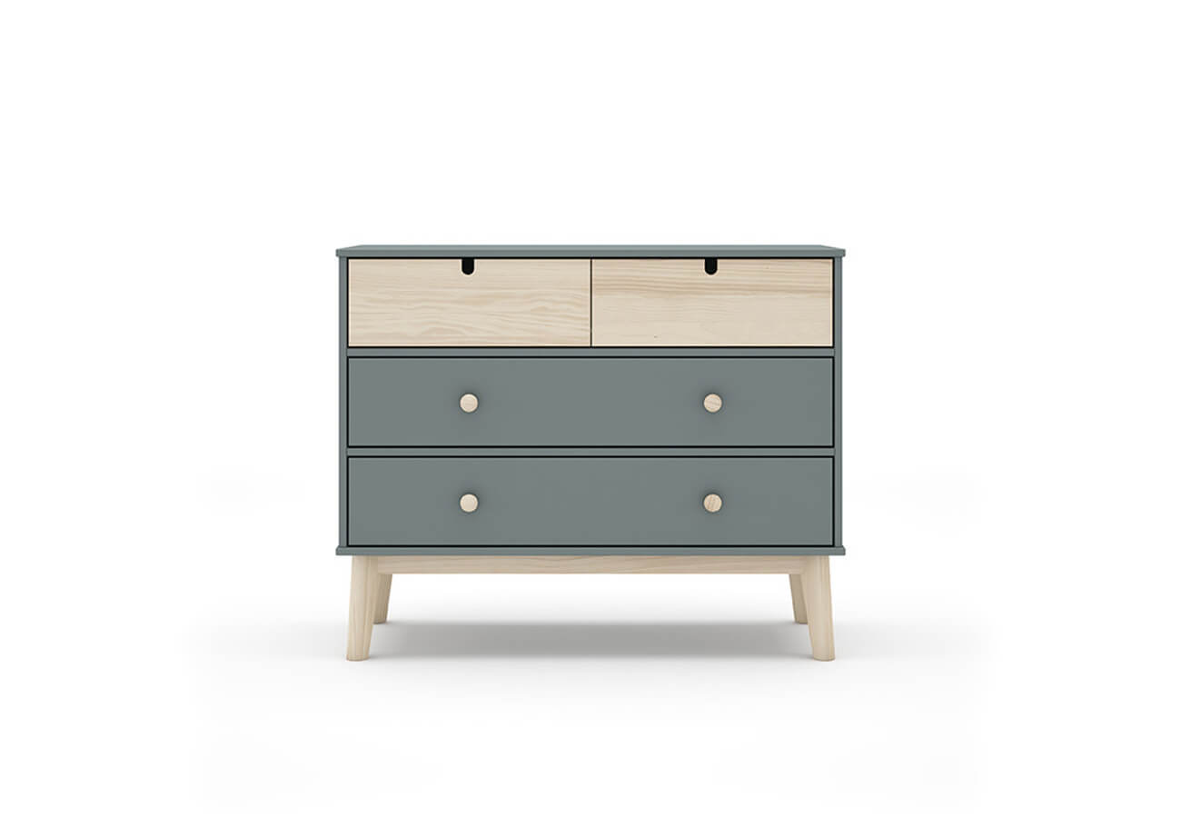 Komoda niafana 100 x 81 cm zelená