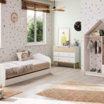 Dětská skříň niafana 110 x 180 cm bílá