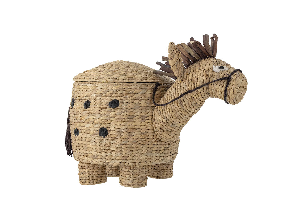 Dětský úložný koš bibbi přírodní