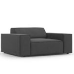 Křeslo judy samet tmavě šedé