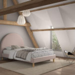 Dětská postel loony 140 x 200 cm růžová