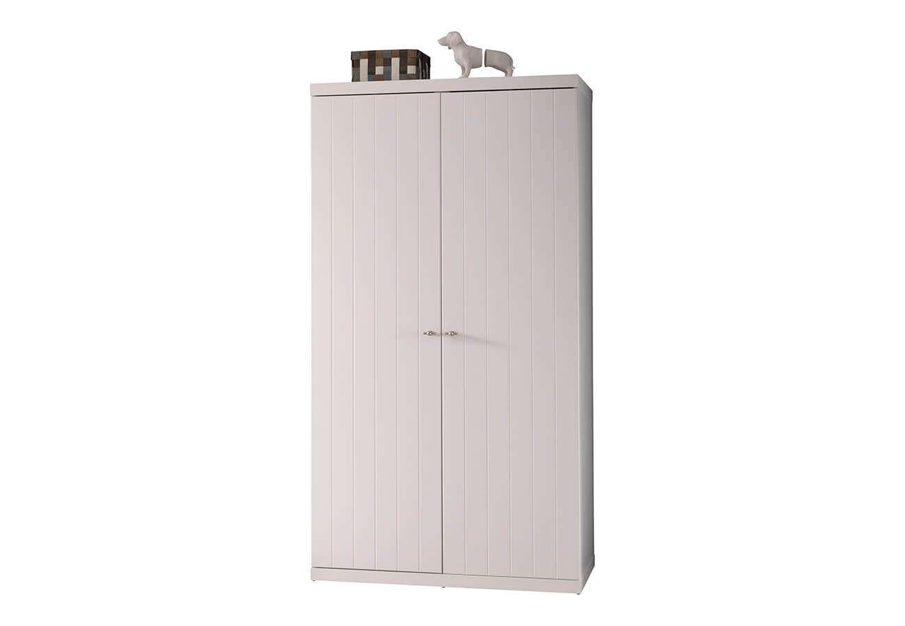 Skříň biron 110 x 204 cm bílá