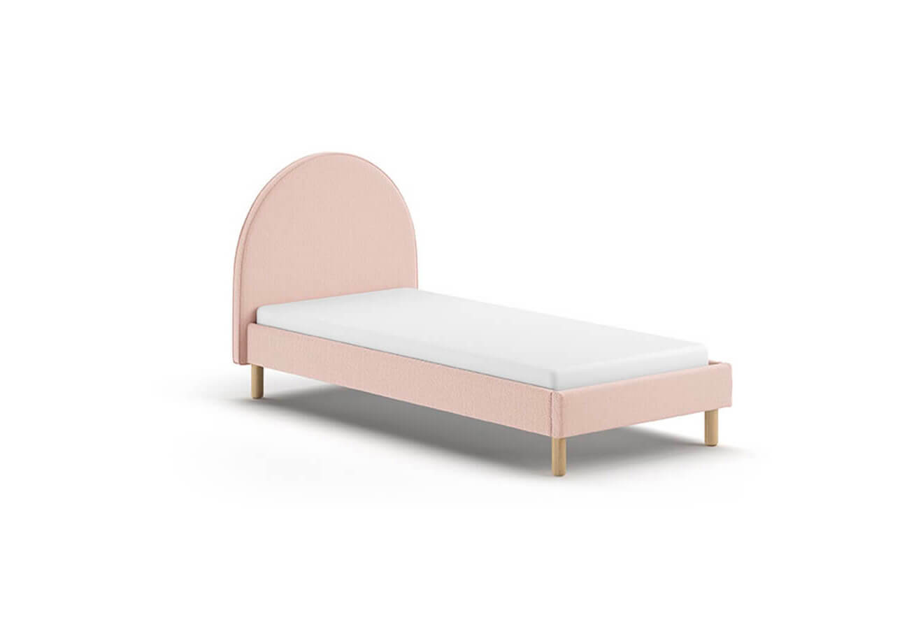 Dětská postel loony 90 x 200 cm růžová