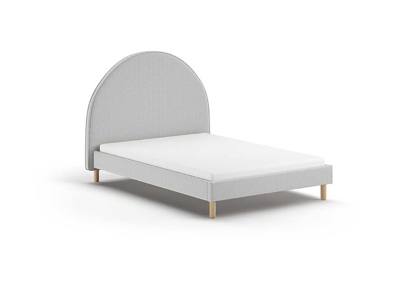 Dětská postel loony 140 x 200 cm šedá