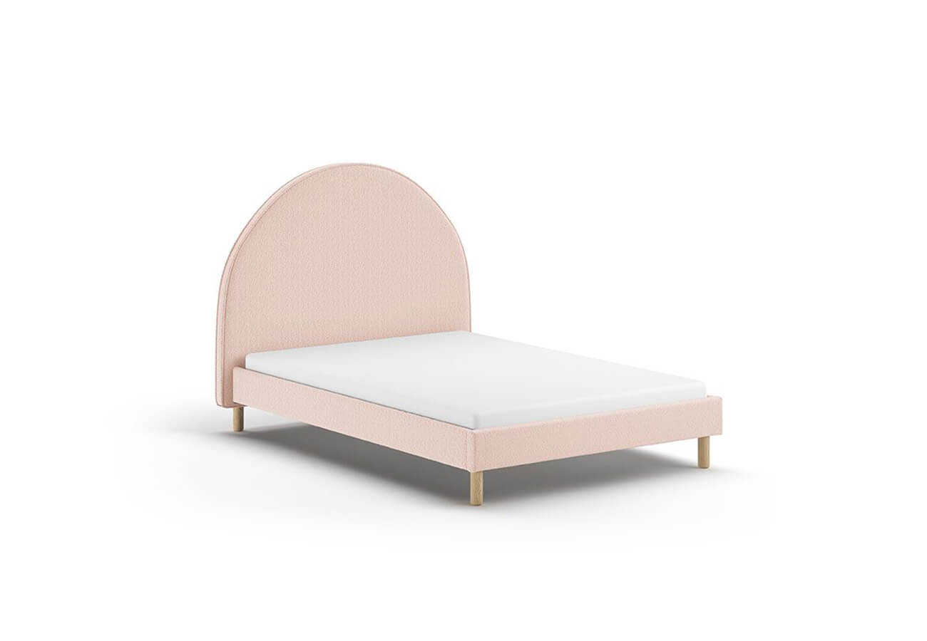 Dětská postel loony 140 x 200 cm růžová