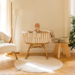 Úložné koše na postýlku bobbo přírodní