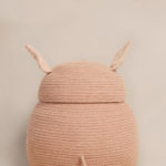 Dětský úložný koš piggi růžový